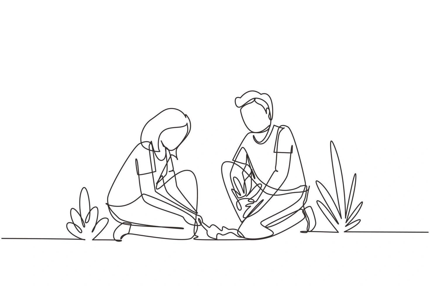 Landscape services illustration